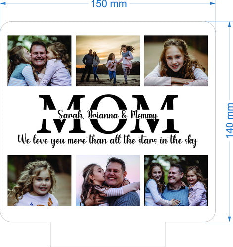 Personalized MOM Photo LED Night Light