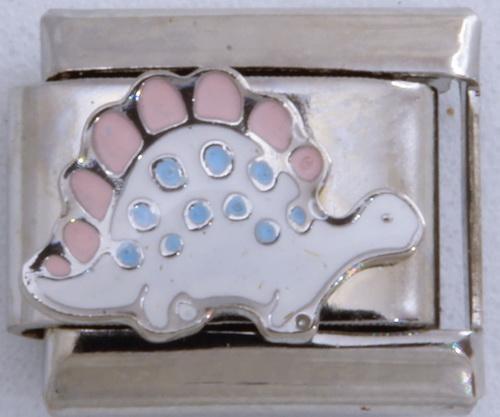 Pink Dino 9mm Charm-Charmed Jewellery