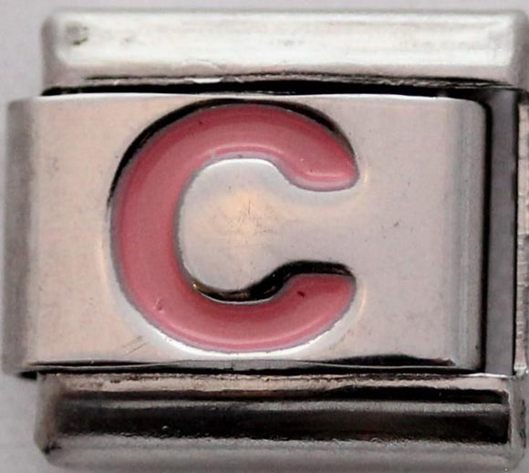 Pink Letter C-Charmed Jewellery