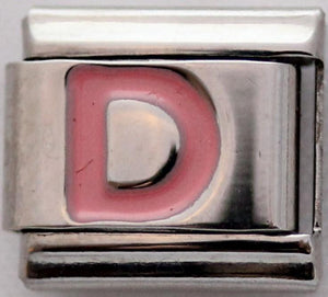 Pink Letter D-Charmed Jewellery