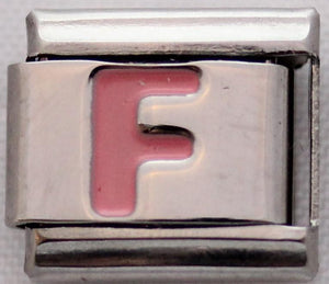 Pink Letter F-Charmed Jewellery