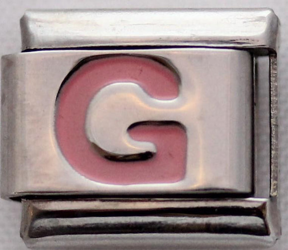 Pink Letter G-Charmed Jewellery