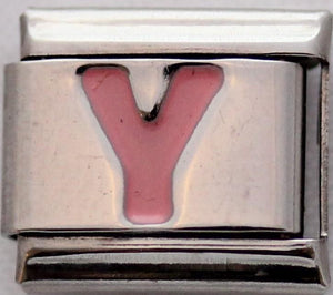 Pink Letter Y-Charmed Jewellery