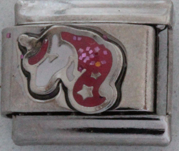 Pink Unicorn 9mm Charm-Charmed Jewellery