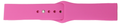Universal Pink Silicone Watch Band