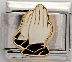 Praying hands 9mm Charm-Charmed Jewellery