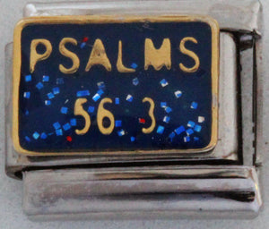 Psalm 56:3 9mm Charm-Charmed Jewellery