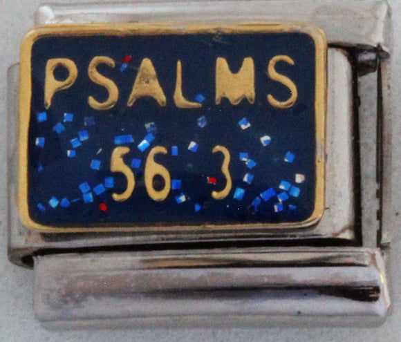 Psalm 56:3 9mm Charm-Charmed Jewellery