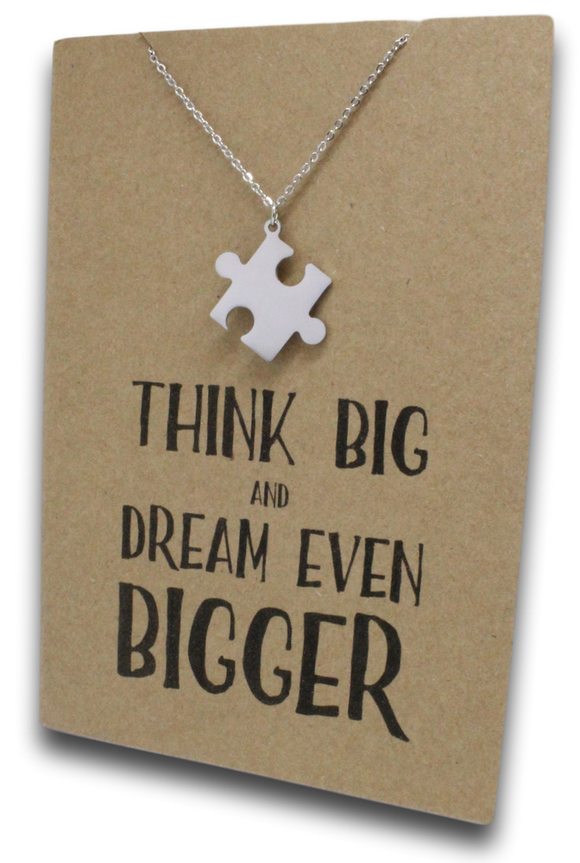 Puzzle Pendant & Chain - Card 122-Charmed Jewellery
