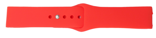 Universal Red Silicone Watch Band