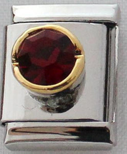 Round Birthstone January 13mm Charm-Charmed Jewellery