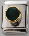 Round Birthstone May 13mm Charm-Charmed Jewellery