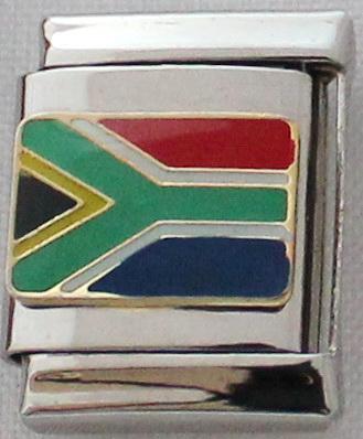 SA Flag 13mm Charm-Charmed Jewellery