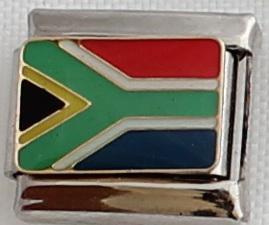 SA Flag 9mm Charm-Charmed Jewellery