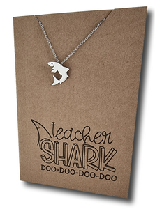 Shark Pendant & Chain - Card 412