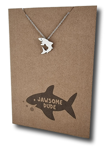 Shark Pendant & Chain - Card 413