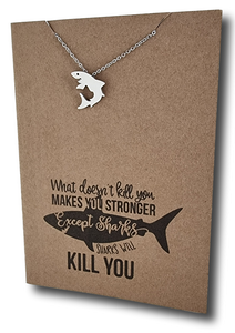 Shark Pendant & Chain - Card 414