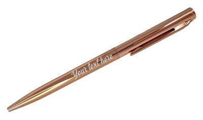 Slim Personalized Pen - Rose Gold*