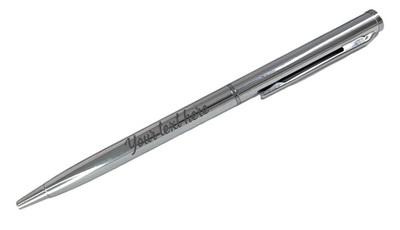 Slim Personalized Pen - Silver*