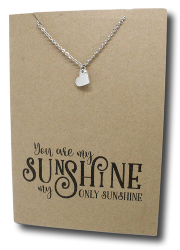 Small Heart Pendant & Chain - Card 200-Charmed Jewellery