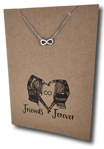 Small Infinity Pendant & Chain - Card 404