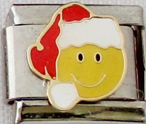 Smiley Santa 9mm Charm-Charmed Jewellery