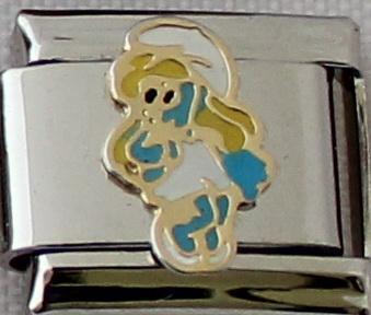 Smurfette 9mm Charm-Charmed Jewellery