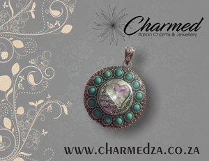 Snap Pendant 8 + Charm (click product to choose charm)-Charmed Jewellery