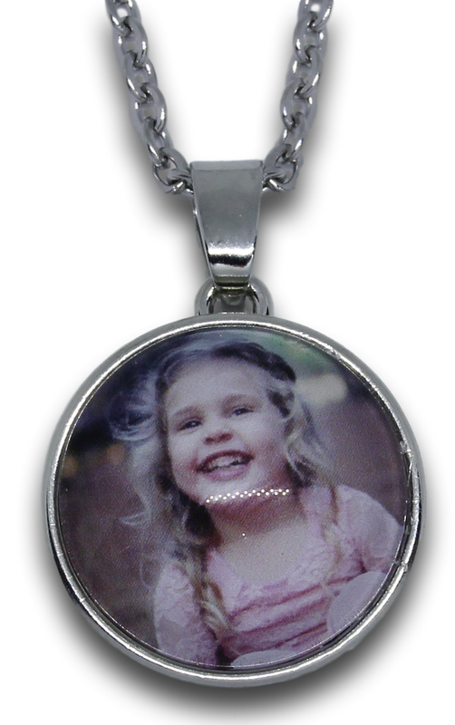Snap Pendant & Chain + Photo Charm *Click to personalize*-Charmed Jewellery