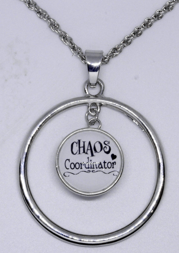 Snap Pendant + Glass Charm + Chain (TS-20) *Click to personalize*-Charmed Jewellery