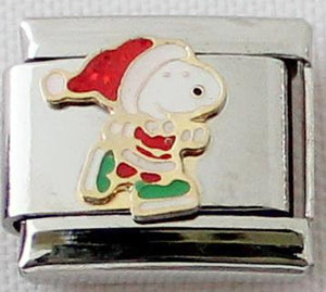Snoopy Santa 9mm Charm-Charmed Jewellery