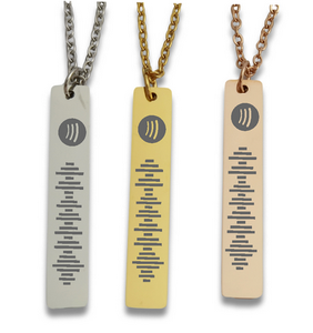 Spotify Pendant and Chain Optional Engraving on Back