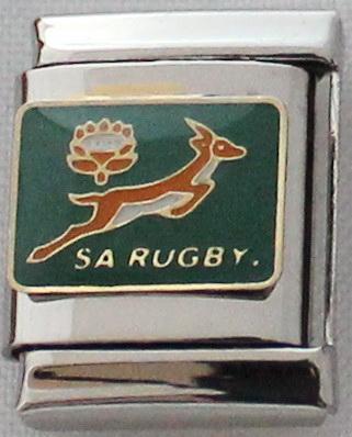 Springboks Rugby 13mm Charm-Charmed Jewellery