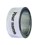 Stainless Steel Engraved Bracelet Ring