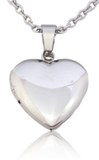 Stainless Steel Heart Locket and Chain-Charmed Jewellery