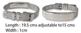 Stainless Steel Mesh ID Bracelet