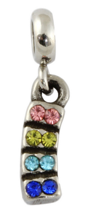 Stainless Steel Mini Rainbow-Charmed Jewellery