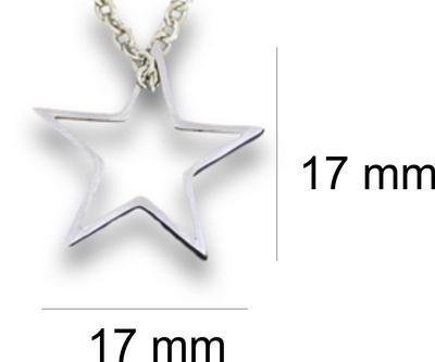 Star Pendant & Chain - Card 215-Charmed Jewellery