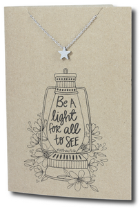 Star Pendant & Chain - Card 245-Charmed Jewellery