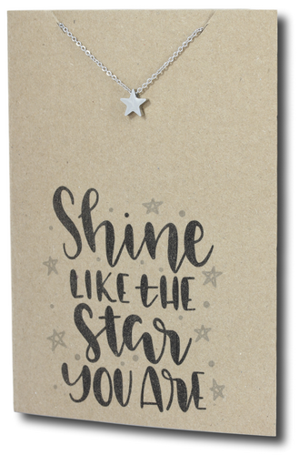 Star Pendant & Chain - Card 249