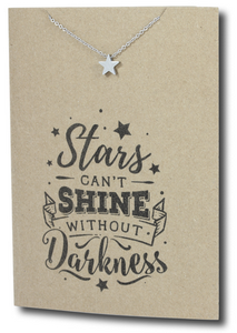 Star Pendant & Chain - Card 250-Charmed Jewellery