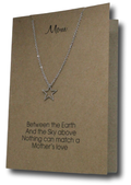 Star Pendant & Chain - Card 35-Charmed Jewellery