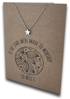 Star Pendant & Chain - Card 465