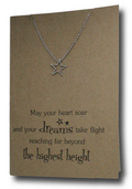 Star Pendant & Chain & Chain - Card 53-Charmed Jewellery
