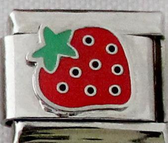 Strawberry 9mm Charm-Charmed Jewellery