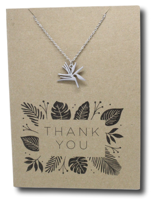 Strelitzia Pendant & Chain - Card 224