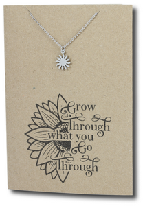 Sun Pendant & Chain - Card 266-Charmed Jewellery