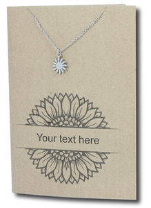 Sun Pendant & Chain - Card 270-Charmed Jewellery