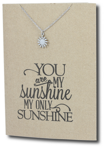 Sun Pendant & Chain - Card 272-Charmed Jewellery
