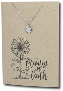 Sun Pendant & Chain - Card 274-Charmed Jewellery